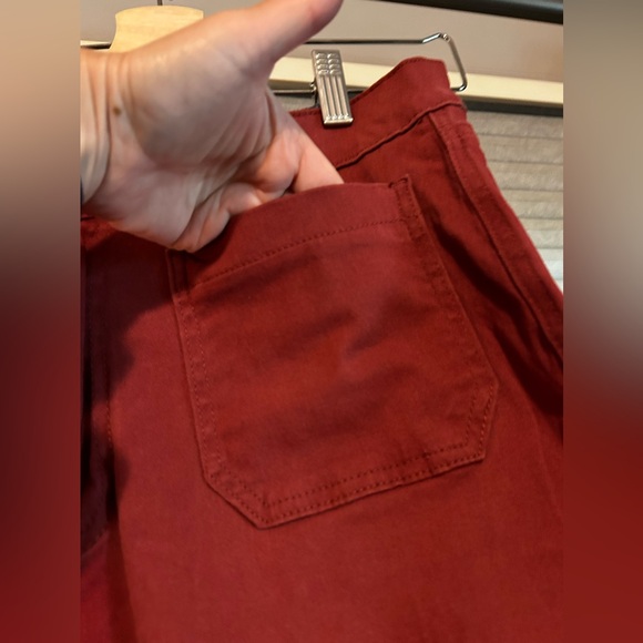 One 5 One Red Cropped pant - Picture 3 of 4